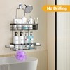AKTECKE Shower Caddy Hanging Bathroom Organizer: Rustproof Shower Shelf for