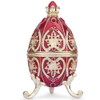 Red Royal Jeweled Inspired Imperial Easter Egg 4.5 Inches