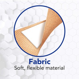 All Health Flexible Fabric Adhesive Bandages, XL 2 in x 4 in, 10 ct | Extra Large Flexible Protection for First Aid and Wound Care