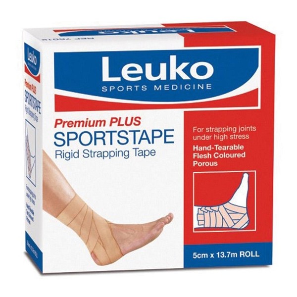 Leuko Premium Plus Sportstape (Flesh Coloured) 5cm x 13.7m