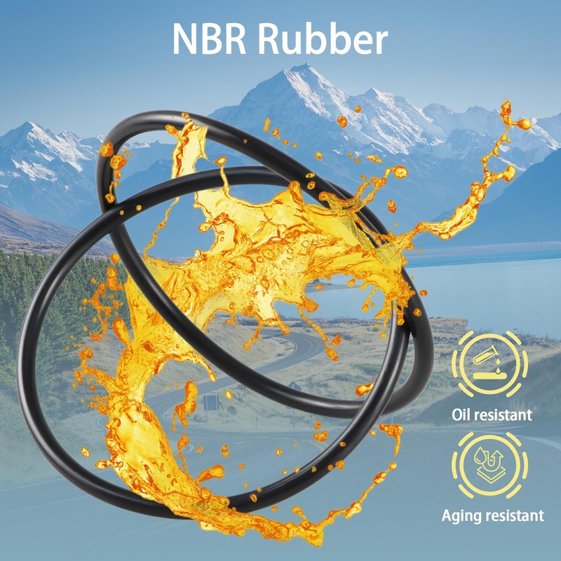 Upgraded Rubber Fuel Cap Gasket O-Ring for Prevent Leakage Compatible
