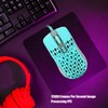 Mouse Adjustable DPI Speed RGB Backlight Ergonomic Beehive Shell Lightweight