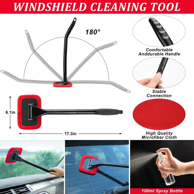 GPUSFAK 42Pcs Car Wash Cleaning Kit with Foam Gun Sprayer