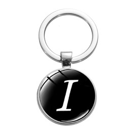 [TOMOTHY] Initial Key Chain Initial Charm Bag Charm Alphabet, I