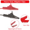 2PCS Heavy Duty Alligator Clips Test Leads, 18AWG Multimeter Alligator