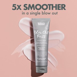 Umberto Giannini Blow Out Frizz Hair Styling Cream with Heat Protection 230°C Vegan Kertain Bond Repair Formula 150 ml