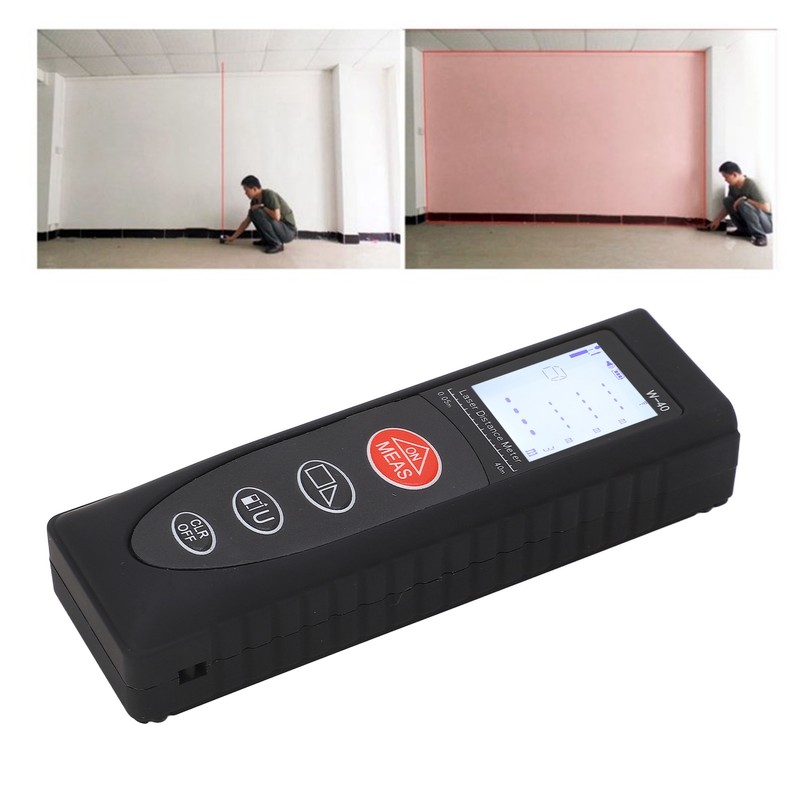 Laser Distance Meter 40meter Mini Portable Digital Accurate Measure Rangefinder
