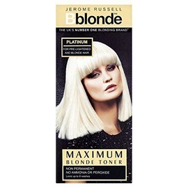 THREE PACKS of Jerome Russell BBlonde Toner Platinum 75ml