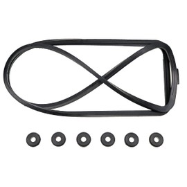 JEENDA Tappet Cover Gasket & Grommet Seals Compatible with 89-02 12V Dodge Cummins 6BT 5.9 3284623 4994848