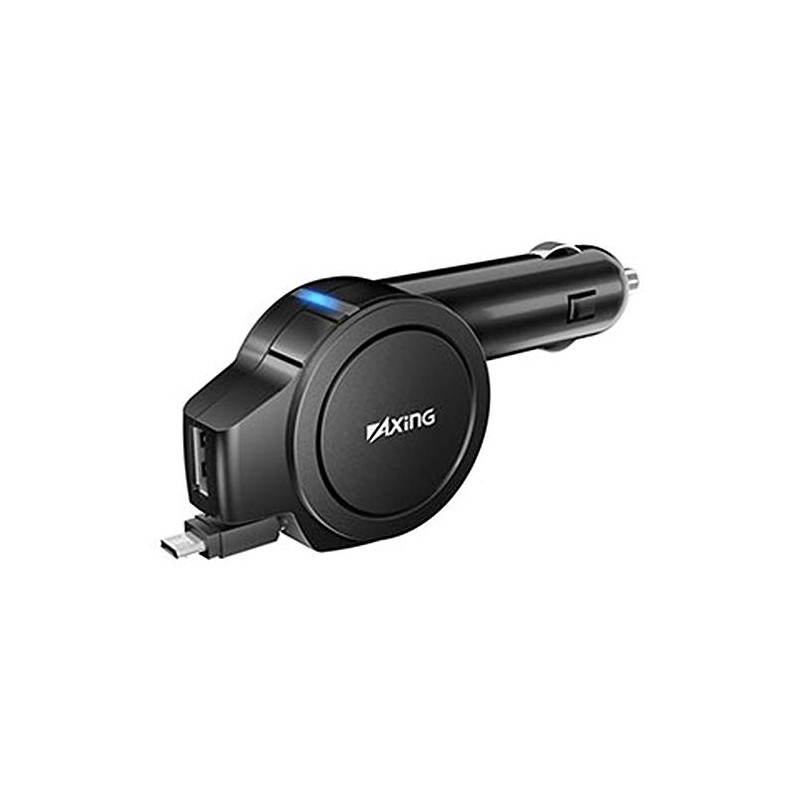 Axing (Tama Electronic Industrial) Car Charger 1.8 A Cord Reel