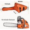 Orange Chainsaw Bag Carrying Case Portable Protection Waterproof Holder Fit