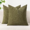 MIULEE Pack of 2 Couch Throw Pillow Covers 18x18 Inch