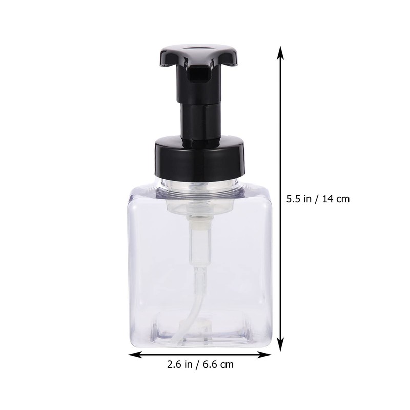 LIFKOME 5pcs Soap Pump Dispenser Bottles for Home Use Refillable