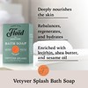 Floid Vetyver Splash Bath Soap, 100% Vegetable Bath Soap Bar