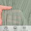 Bieiyhe Cheesecloth Table Runner, Mint Green, 90 x 300 cm,