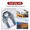 23/32 Inches Wire Rope Clamp,Heavy Duty U-Bolt Cable Clips,Zinc Plated
