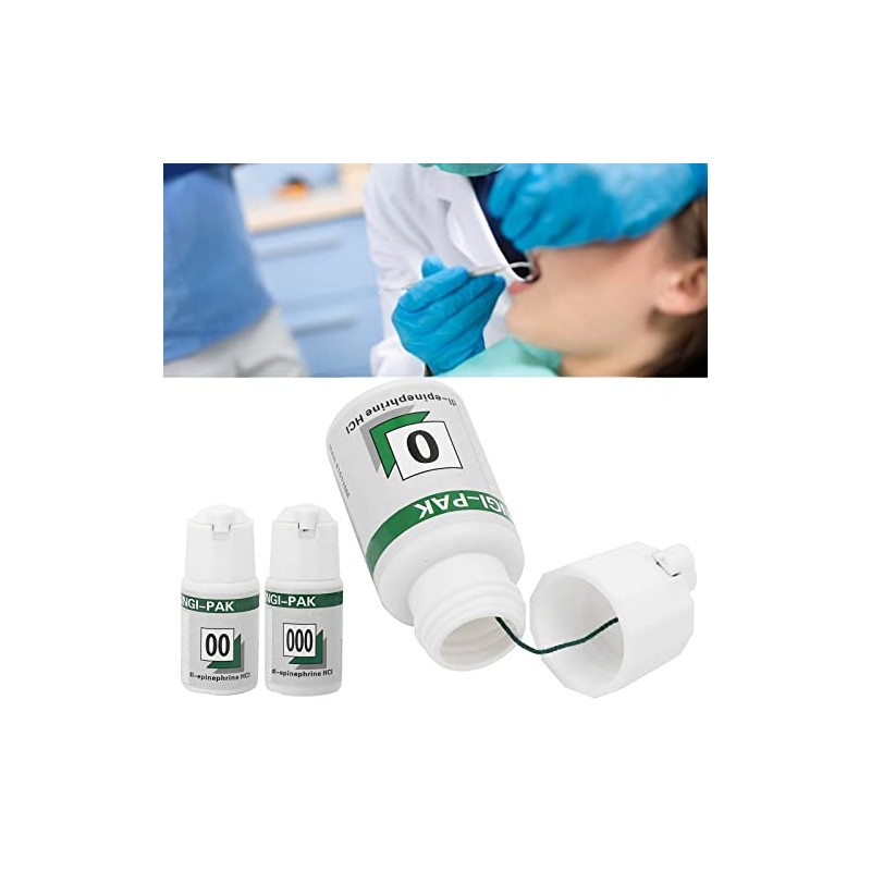 Cordón de retracción gingival Desechable Tejido de algodón Línea de
