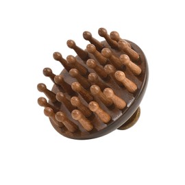 1 Stück Runder Massagekamm, Holzkamm, Haarmassagekamm, Manuelles Massagewerkzeug, Kreativer Kamm.