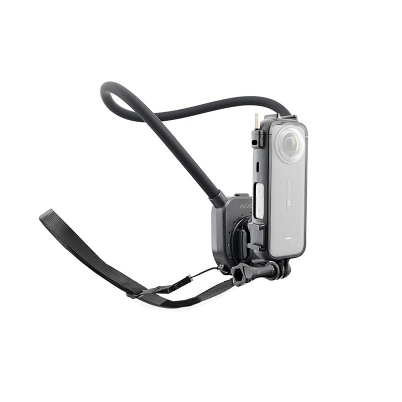 MAXCAM Neck Bracket is Insta360 X4 Compatible with Solid Aluminum