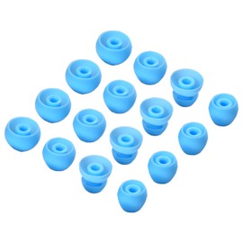 Replacement Eartips Silicone Earbuds Tips Buds Ear Set Accessories for Beats Flex Wireless Headphones,8 Pairs (Flame Blue)