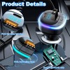 Benaton FM Transmitter Car Bluetooth 5.0, Bluetooth Adapter for Car