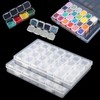 Set of 2 Diamond Embroidery Sorting Box with 28 Compartments