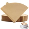 Pack of 200 Coffee Filter Papers, V-Shaped Coffee Filter Cone