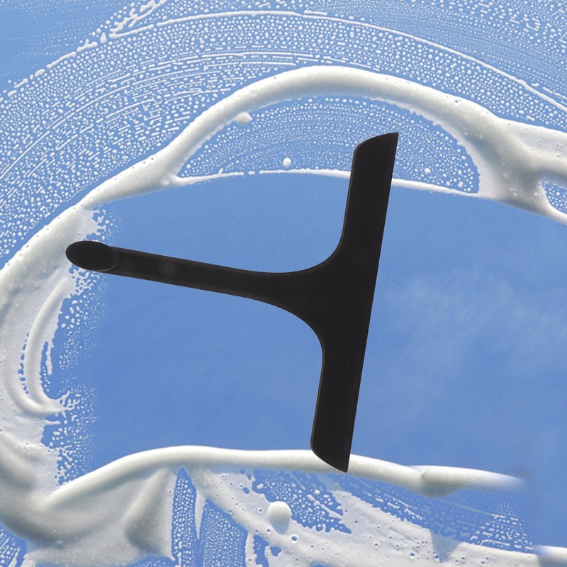 Glass Wiper with Non Slip Handle Silicone Window Cleaner Squeegee