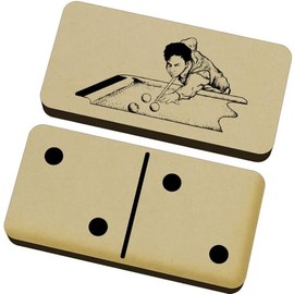 Azeeda 'The Billiard King' Domino Set & Box (DM00041785)
