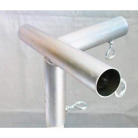 1" 4 Way Edge Low Peak Up Angle Canopy Fitting (P4IB) - Fits 1" EMT Pipe that has an outer diameter of 1 3/16"