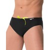 Men's Swim Briefs Drawstring Low Waist Triangle Swim Trunks Solid