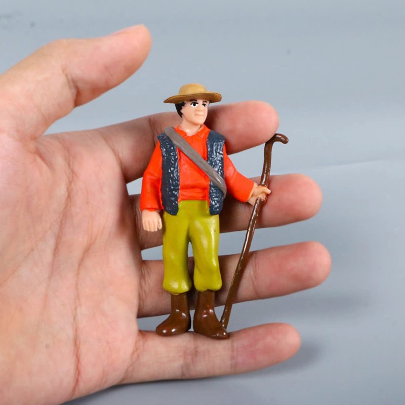 Toyvian Farmer Model Farm Mini People Figures Farm Farm Figure
