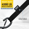 Soft Loop Tie Down Straps - 1,500 Load Capacity &