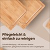 GRANA HOME CHOPPY Robust Bamboo Chopping Board with Juice Groove
