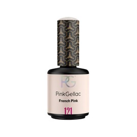 Pink Gellac UV Gel Nail Polish - 121 French Pink 15 ml - UV Polish Pink Long Lasting - Gel Polish Nails in Salon Quality - Gel Nails Nail Polish UV Lamp - UV Nail Polish Made in Holland
