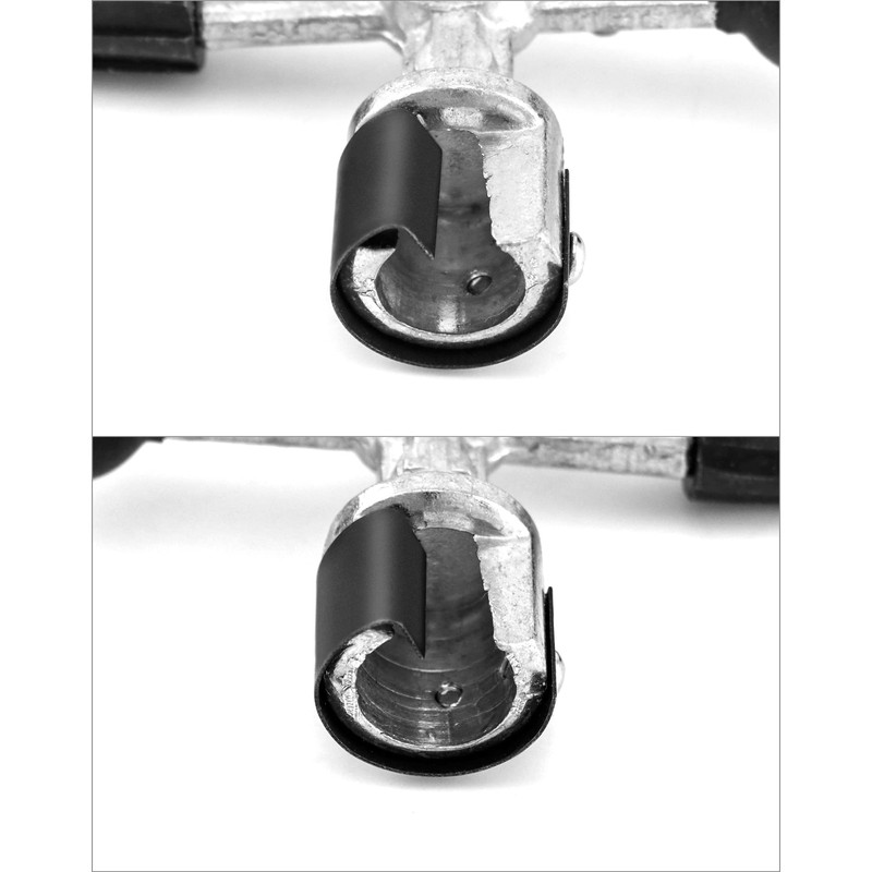 QWORK Battery Post Cleaner, 1 Pack 4-Way Battery Terminal Post