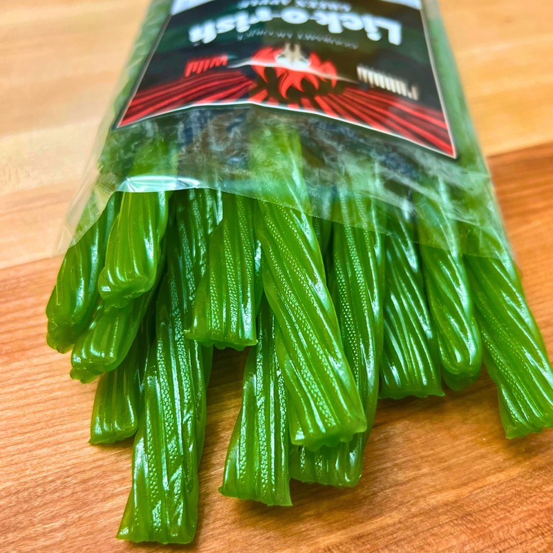 Green Apple Licorice | Lick-o-rish 3 Pounds Total (Set of