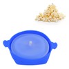 Microwavable Popcorn Bowl with Transparent Lid and Handle Collapsible Silicone