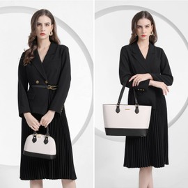 4PCS Women Fashion Handbags Purses Wallet Shoulder Bags Casual Tote Bag Crossbody Bags, Handbag Set Gift for Ladies Girls, Satchel Purse Set for Women