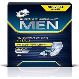 Men's Plus Pack of Tena for Men Level 2 – Leaks and Moderate – X 10