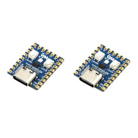 waveshare 2 Pack RP2040-Zero Mini Board High-Performance Pico-Like MCU Board Based on Raspberry Pi Microcontroller Chip RP2040,USB-C Connector,Low-Cost, Support C/C++,MicroPython
