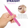 SIVOTE Lash Tweezers for Eyelash Extensions – Professional Stainless Steel