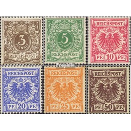 German Empire 45-50 (complete.issue.) fine used/cancelled 1889 Crown/Adler (Stamps for collectors)