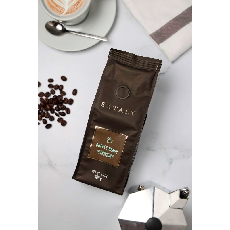 Eataly 100% High Altitude Arabica Grani Whole Bean Coffee, 6.3oz