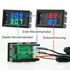 2 pieces measurement 4~30V direct power supply red + blue