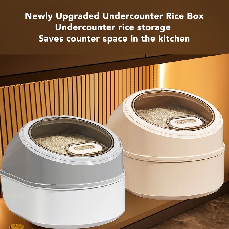Rice Storage Container Airtight 11lb Damp Proof High Temperature Resistant