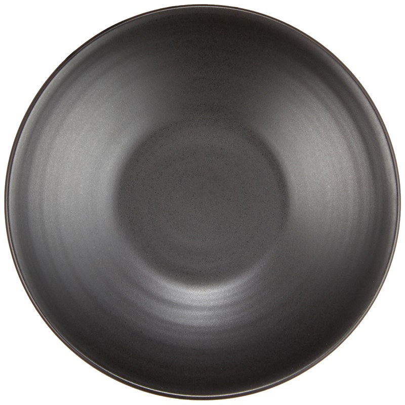 Hakusan Toki Black Charcoal Glaze (φ12 x 2.2 cm) Black