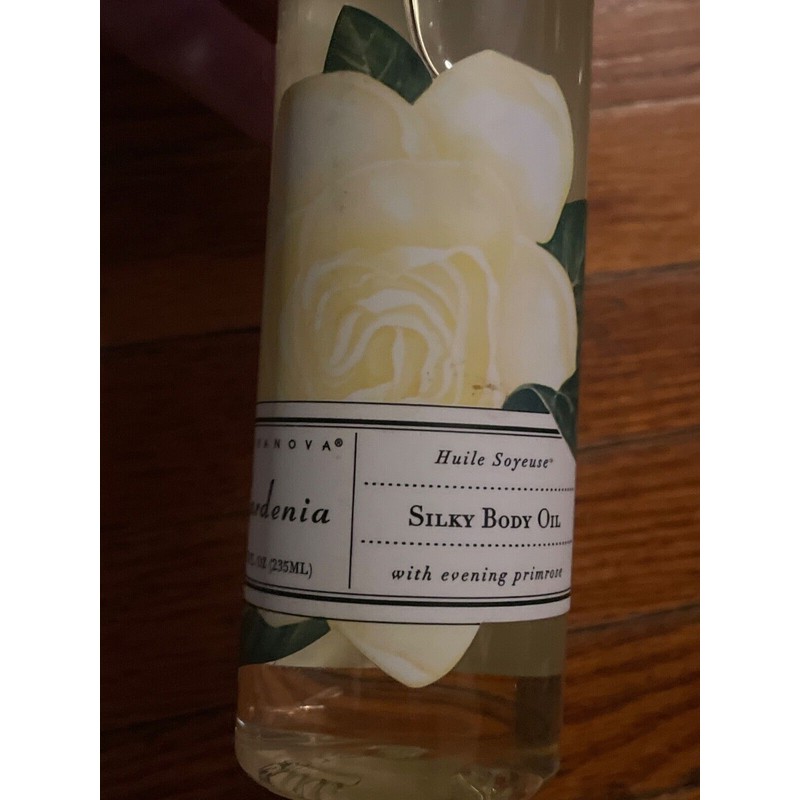 Terranova rare discontinued Terranova Gardenia silky body oil with Evening