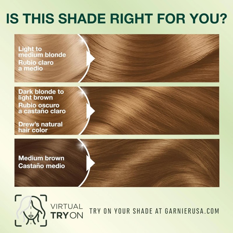 Garnier Hair Color Creme, 70 Dark Natural Blonde (Almond Crème),
