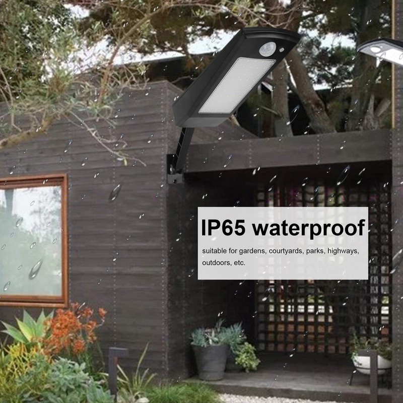 Solar Power Lamp Induction LED Wall Light with Remote Control